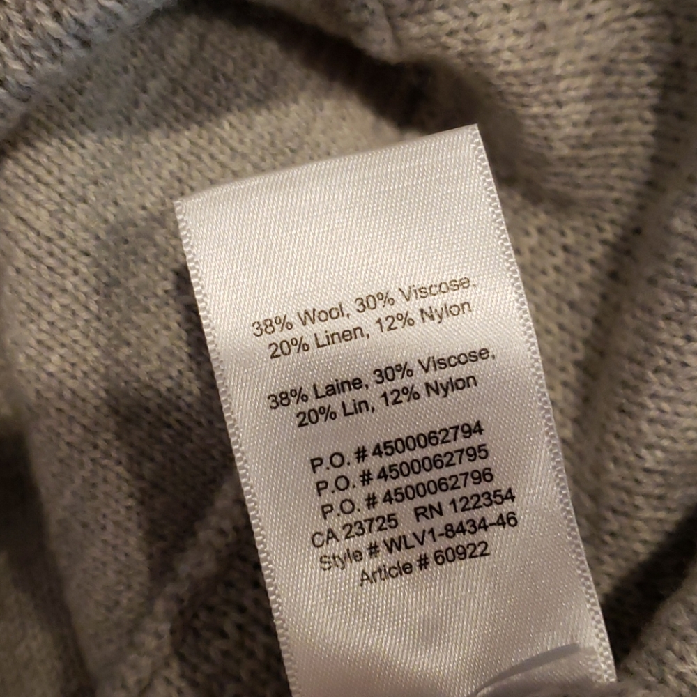 Aritzia BABATON Gray Maloney Sweater Dress sz M Women's - Picture 10 of 15